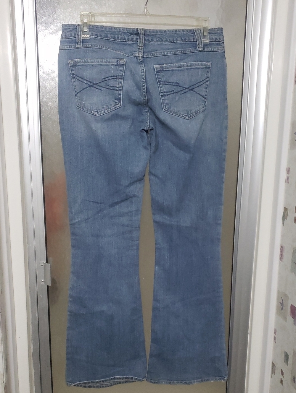 Aeropostale Light Blue Flared Women's Jeans - Picture 3 of 3